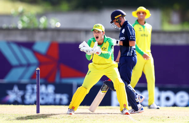 KNA: Australia v Scotland - ICC U19 Men's Cricket World Cup West Indies 2022