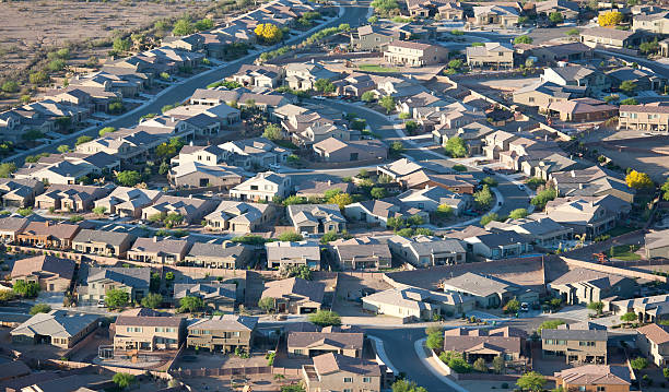 tucson subdivision aerial view picture