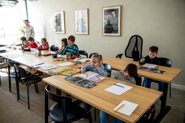 DEU: Ukrainian Schoolchildren Attend "Classroom For Ukraine" Education Project