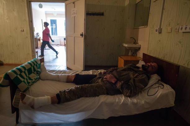 UKR: Ukrainian Army Hospital Receives Wounded Soldiers In Donbas