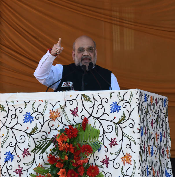 IND: Union Home Minister Amit Shah Address Rally In Baramulla