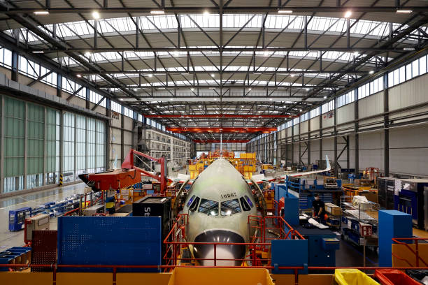DEU: Robert Habeck Visits Airbus Factory