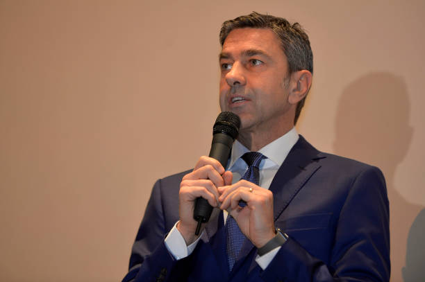 FIGC Vice Commissioner Alessandro Costacurta Meets Students