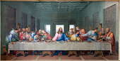 Vienna - Mosaic of Last supper by Giacomo Raffaelli