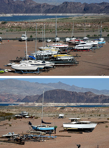 Before And After Lake Mead And The Drought Photos and Images  Getty Images
