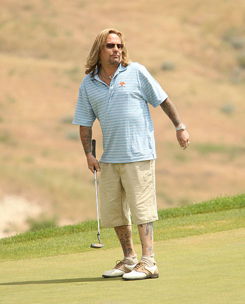 Vince Neil (in blue) attends Vince Neils 15th Annual 