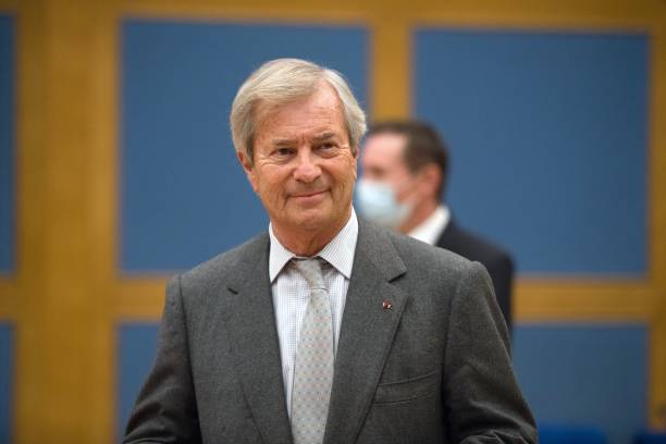 FRA: Vincent Bollore attends Hearing at the French Senate