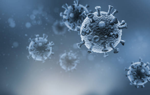 virus background - coronavirus test fotografías e imágenes de stock