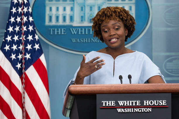 DC: White House Press Briefing Held By Secretary Karine Jean-Pierre