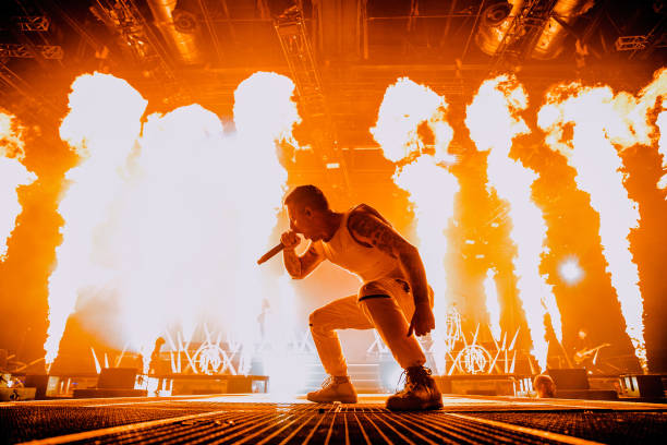 GBR: Parkway Drive Perform At Cardiff International Arena