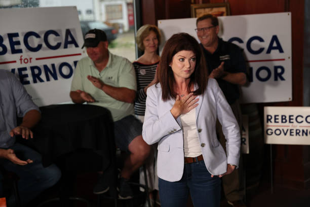 WI: GOP Gubernatorial Candidate Rebecca Kleefisch Campaigns In Madison, WI