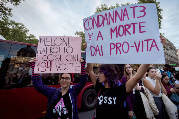 ITA: Women Demonstrate On The Annual International Day For Safe Abortions