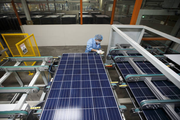 Solar Panel Manufacturing At The SunSpark Technology Inc. Facility As Industry Dodges Bullet On Tariffs