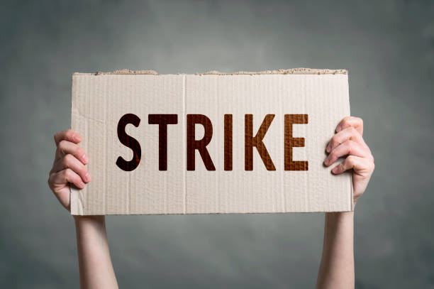 Workers going on Strike