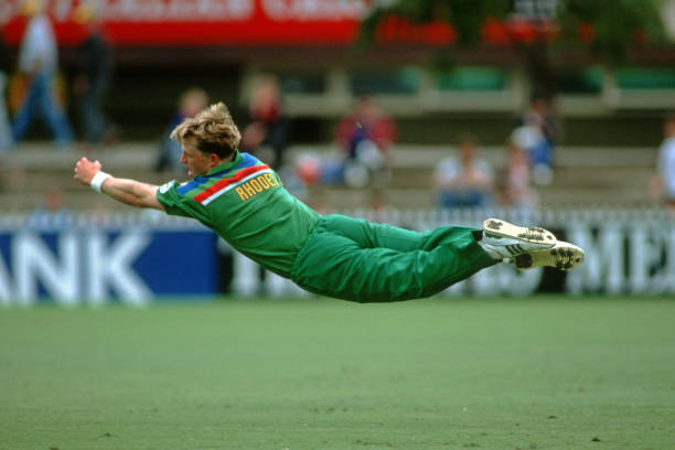 World Cup 1992 South Africa v India at Adelaide Jonty Rhodes dives 2925119