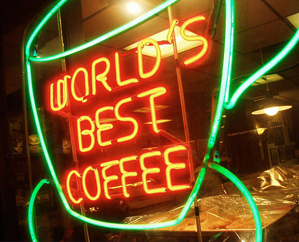 Worlds best coffee sign