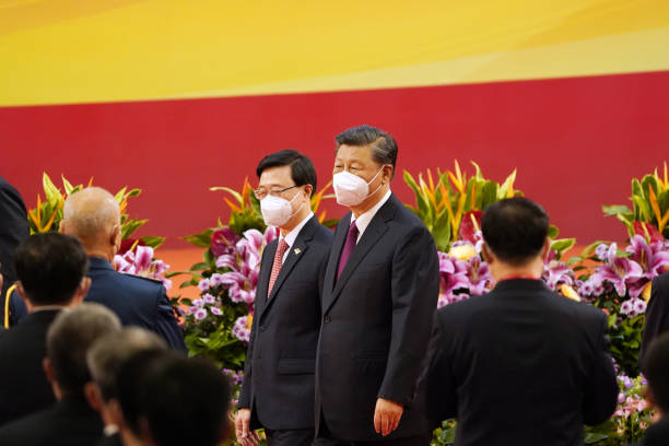 CHN: China's Xi Swears-In New Hong Kong Leader After Crackdown