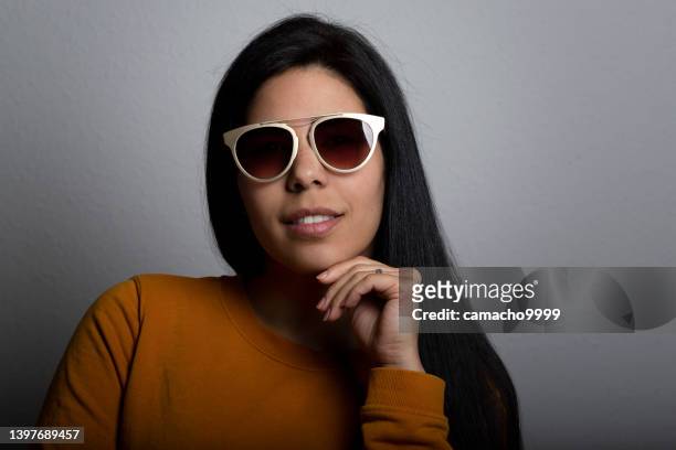 young lady fashion studio portrait with