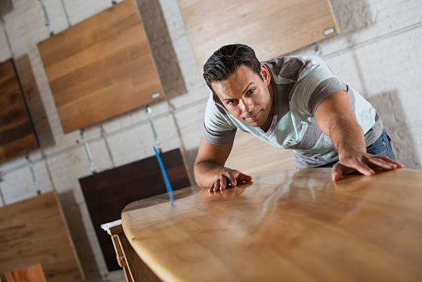 recycled timber table