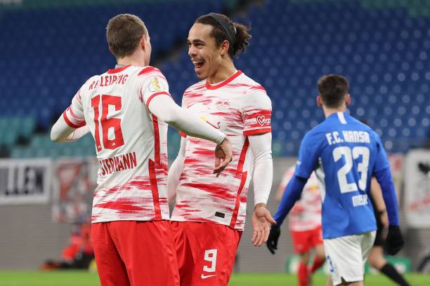 DEU: RB Leipzig v Hansa Rostock - DFB Cup: Round of Sixteen