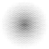 Abstract futuristic halftone pattern. Comic background. Dotted backdrop with circles, dots, point large scale. Design element for web banners, posters, cards, wallpapers, sites. Black and white color