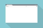 Abstract Web Browser Window - Vector Mockup