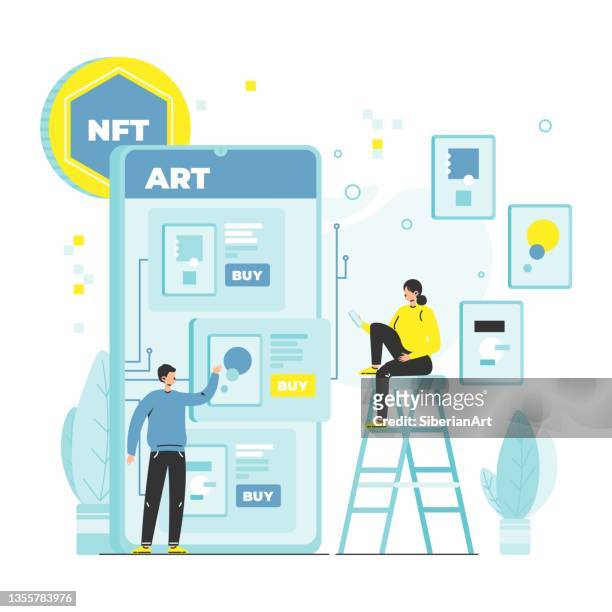 nft artists selling digital artwork to
