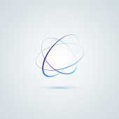 Atom logo design