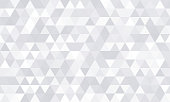 Background pattern, white geometric abstract polygon shape. Vector modern gray minimal mosaic tile, triangular diamond line, backdrop flat background design