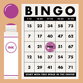 Bingo Board and Marker