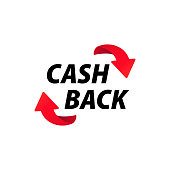 Cash back icon. Money return. Vector on isolated white background. EPS 10