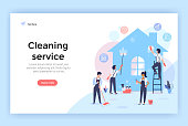 Cleaning service.