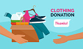 Clothing donation for charity