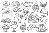 confectionery and sweets icons