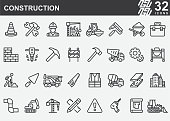 Construction Line Icons