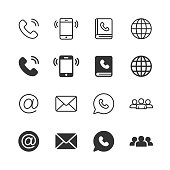 Contact Us Glyph and Line Icons. Editable Stroke. Pixel Perfect. For Mobile and Web. Contains such icons as Phone, Smartphone, Globe, E-mail, Support.