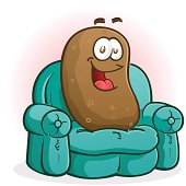 Couch Potato Cartoon Character
