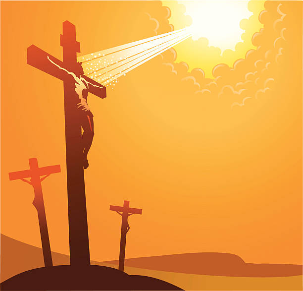 stockillustraties, clipart, cartoons en iconen met crucifixion - good friday