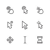 Cursor - Pixel Perfect outline icons