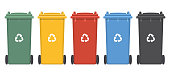 Dumpster for trash vector design illustration isolated on white background