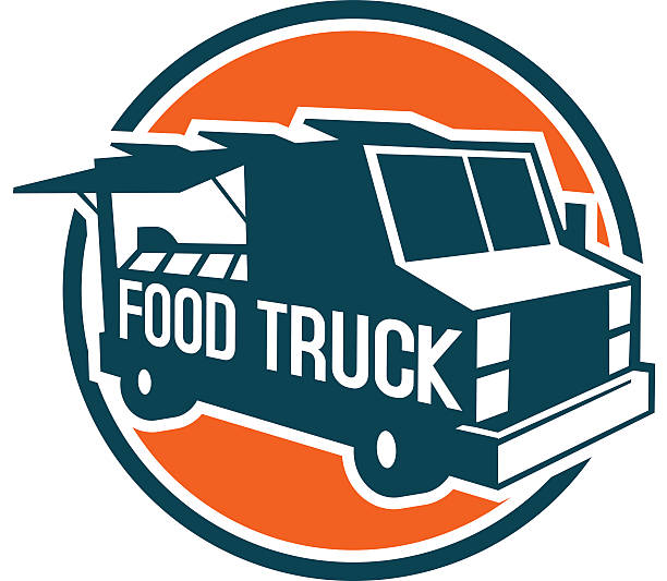food truck text - food truck stock illustrations