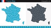 France Map - Infographic Set