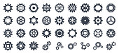 Gear Icon Set - Vector Collection of Gears