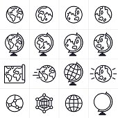 Globe and Earth Icons and Symbols