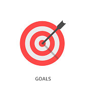 Goals icon Vector