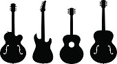 Guitar Silhouettes
