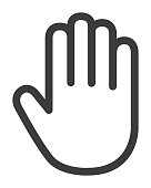 Hand palm Icon