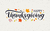 Happy Thanksgiving Day typography vector design