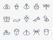 insect icon set