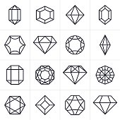 Jewel and Gem Icons and Symbols